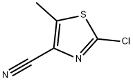 2-Chloro-5-Methylthiazole-4-carbonitrile Struktur