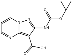 2-(tert-butoxycarbonylamino)pyrazolo[1,5-a]pyrimidine-3-carboxylic acid