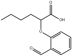 2-(2-ForMylphenoxy)hexanoic acid Struktur