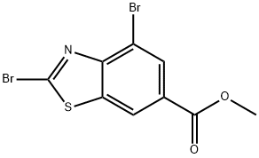 Methyl 2,4-dibroMobenzo[d]thiazole-6-carboxylate Struktur