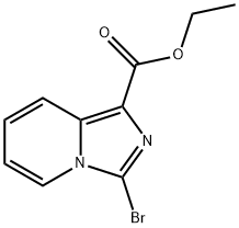 ethyl 3-broMoiMidazo[1,5-a]pyridine-1-carboxylate Struktur