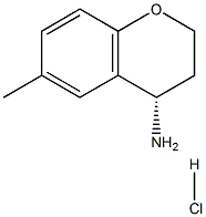 (S)-6-methylchroman-4-amine hydrochloride Struktur