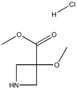 Methyl 3-Methoxyazetidine-3-carboxylate hydrochloride Struktur