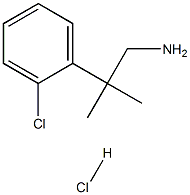 2-(2-Chlorophenyl)-2-Methylpropan-1-aMine, HCl Struktur