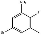 5-BroMo-2-fluoro-3-Methylaniline Struktur