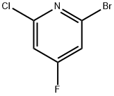 2-bromo-6-chloro-4-fluoropyridine Struktur