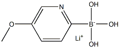 Lithium (5-methoxypyridin-2-yl)trihydroxyborate Struktur