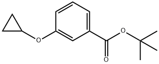 3-Cyclopropoxy-benzoic acid tert-butyl ester Struktur