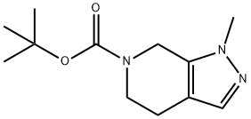 tert-Butyl 1-Methyl-4,5-dihydro-1H-pyrazolo[3,4-c]pyridine-6(7H)-carboxylate Struktur