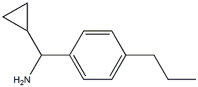 cyclopropyl(4-propylphenyl)methanamine Struktur