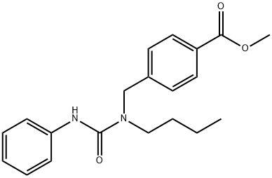 Methyl 4-((1-butyl-3-phenylureido)Methyl)benzoate, 1403690-26-5, 結(jié)構(gòu)式