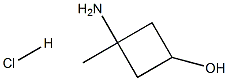 3-AMino-3-Methylcyclobutanol hydrochloride Struktur