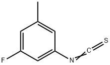 1-fluoro-3-isothiocyanato-5-Methylbenzene Struktur