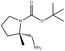 (2S)-1-Boc-2-Methylpyrrolidine-2-MethanaMine Struktur