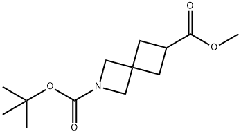 Methyl 2-Boc-2-aza-spiro[3.3]heptane-6-carboxylate Struktur