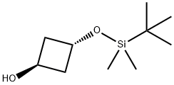 trans-3-[[(1,1-DiMethylethyl)diMethylsilyl]oxy]cyclobutanol Struktur