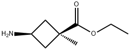 Ethyl cis-3-AMino-1-Methylcyclobutanecarboxylate hydrochloride Struktur