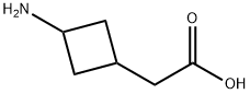 (3-AMinocyclobutyl)acetic acid Struktur