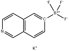 PotassiuM trifluoro(isoquinolin-6-yl)borate Struktur