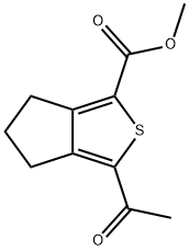 3-乙酰基-5,6-二氫-4H-環(huán)戊烷[C]噻吩-1-羧酸甲酯, 1414377-89-1, 結(jié)構(gòu)式