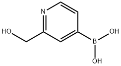 2-(HydroxyMethyl)pyridine-4-boronic acid Struktur