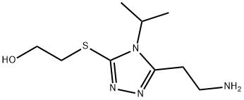 2-((5-(2-aMinoethyl)-4-isopropyl-4H-1,2,4-triazol-3-yl)thio)ethanol Struktur