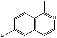 6-BroMo-1-Methylisoquinoline Struktur