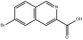 6-BroMoisoquinoline-3-carboxylic acid Struktur