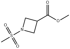 Methyl 1-(Methylsulfonyl)-3-azetidinecarboxylate Struktur