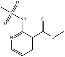 Methyl 2-(MethylsulfonaMido)nicotinate Struktur