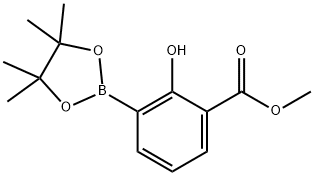 Methyl 2-hydroxy-3-(tetraMethyl-1,3,2-dioxaborolan-2-yl)benzoate Struktur