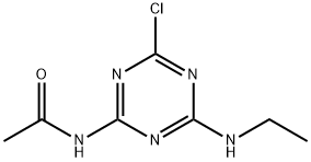 2-Chloro-4-acetaMido-6-(ethylaMino)-s-triazine Struktur