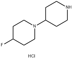 4-Fluoro-1,4'-bipiperidine hydrochloride Struktur