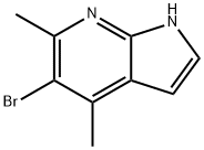 5-BroMo-4,6-diMethyl-7-azaindole Struktur