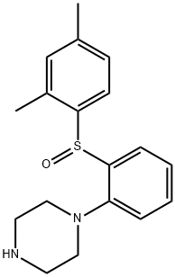 1-[2-[(2,4-diMethylphenyl)sulfinyl]phenyl]- Piperazine Struktur