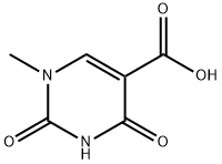 1-Methyl-2,4-dioxo-1,2,3,4-tetrahydro-5-pyriMidinecarboxylic acid Struktur