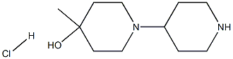 4-Methyl-[1,4'-bipiperidin]-4-ol hydrochloride Struktur