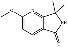 5H-Pyrrolo[3,4-b]pyridin-5-one, 6,7-dihydro-2-Methoxy-7,7-diMethyl- Struktur