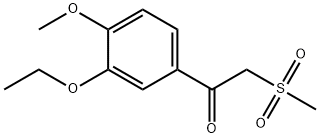 1-(3-Ethoxy-4-Methoxyphenyl)-2-(Methylsulfonyl) ethanone