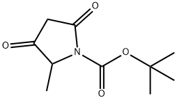 N-Boc-5-Methylpyrrolidine-2,4-dione Struktur