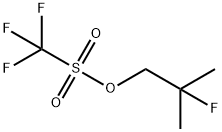 2-Fluoro-2-Methylpropyl trifluoroMethanesulfonate Struktur