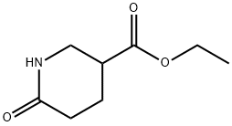 Ethyl 6-oxopiperidine-3-carboxylate Struktur