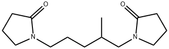 112METHYL15PENTANEDIYLBIS2PYRROLIDINONE Struktur