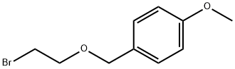 1-[(2-bromoethoxy)methyl]-4-methoxybenzene Struktur