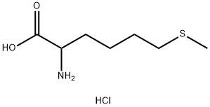 2-aMino-6-(Methylthio)hexanoic acid HCl Struktur