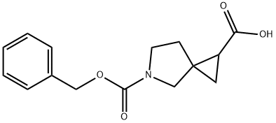 5-Cbz-5-azaspiro[2.4]heptane-1-carboxylic acid Struktur