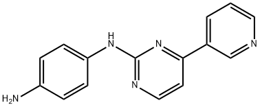 N-[4-(Pyridin-3-yl)pyriMidin-2-yl]benzene-1,4-diaMine Struktur