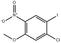 1-chloro-2-iodo-5-Methoxy-4-nitrobenzene Struktur