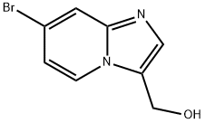 (7-broMoiMidazo[1,2-a]pyridin-3-yl)Methanol Struktur