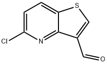 5-chlorothieno[3,2-b]pyridine-3-carbaldehyde Struktur